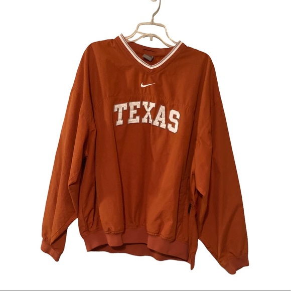 Nike Other - VTG Nike Team Center Swoosh Texas Longhorns Pullover Windbreaker Jacket Top  XXL